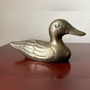 Vintage Brass Duck
